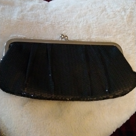 ALDO sequin black clutch - Picture 5 of 5